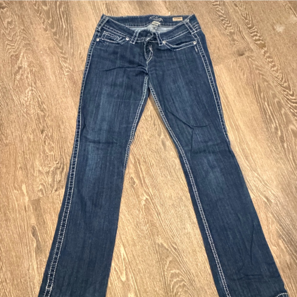 Silver Jeans Dark Blue Boot Cut Women's Jeans